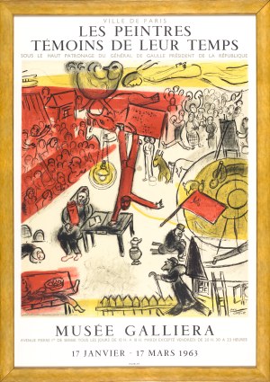 Marc CHAGALL (1887-1985), Revolution, 1963 (Poster for the exhibition „Les Peintres Témoins de Leurs Temps”)