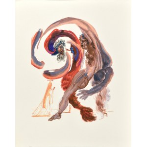 Salvador DALI (1904-1989), La Divine Comédie - Le Purgatoire (Purgatory) - Chant XVIII, 1963.