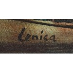 Alfred Lenica (1899 Pabianice - 1977 Varšava), Kompozice, 1945
