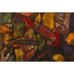 Alfred Lenica (1899 Pabianice - 1977 Varšava), Kompozice, 1945