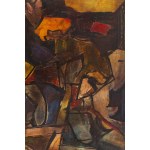 Alfred Lenica (1899 Pabianice - 1977 Varšava), Kompozice, 1945