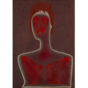 Jerzy Nowosielski (1923 Kraków - 2011 Kraków), Portrait of a Woman, 1975