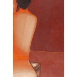 Jerzy Nowosielski (1923 Cracovia - 2011 Cracovia), Interno con nudo, 1971