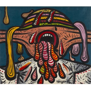 Pinchas Burstein \ Maryan (1927 Nowy Sącz - 1977 New York), Composizione, 1975