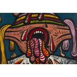Pinchas Burstein \ Maryan (1927 Nowy Sącz - 1977 New York), Composizione, 1975