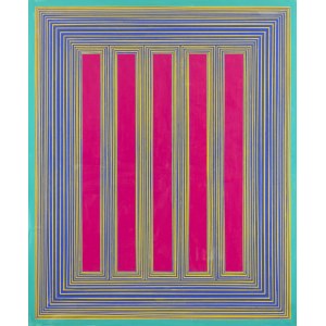 Richard Anuszkiewicz (1930 Erie - 2020 Englewood), Untitled from the series Temples, 1983