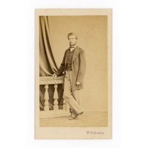 Chernivtsi, portrait of a man, photo by V. Beldovich, 1870s (201)