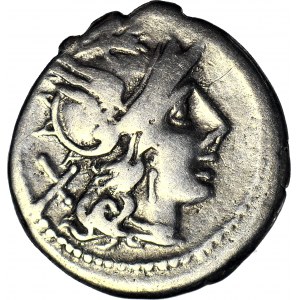 Republika Rzymska, Denar anonimowy 179-170 r. p.n.e.