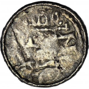 Boleslaw II the Bold 1058-1079, Denarius, royal type, letter Z behind head