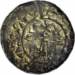 Władysław I Herman 1081-1102, Denar Kraków, druga emisja z gwiazdką