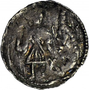 Bolesław III Krzywousty 1107-1138, Denar, walka ze smokiem