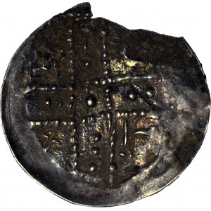 Bolesław I Wysoki 1163-1201, Denar ok. 1177-1201, Postacie litera A/Krzyż, R2