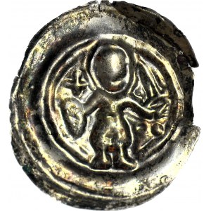 R-, Mazowsze lub Kujawy?, Odon 1179-1194? Brakteat, Św. Maurycy z mieczem, MENNICZY