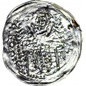 RR-, Bolesław V Wstydliwy 1243-1279, Denar, ok. 1254, Kraków, Św. Wacław - JEDNOSTRONNY