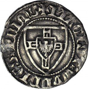 R-, Zakon Krzyżacki, Winrych von Kniprode 1351-1382, Szeląg, MAGIST, rzadki