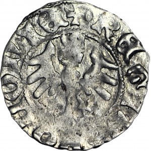 R-, Władysław II Jagiełło, Półgrosz 1412-1414, typ XVII.1.1 R, znak F‡