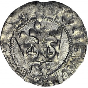 R-, Władysław II Jagiełło, Półgrosz 1412-1414, typ XVII.9.1 R, znak F‡
