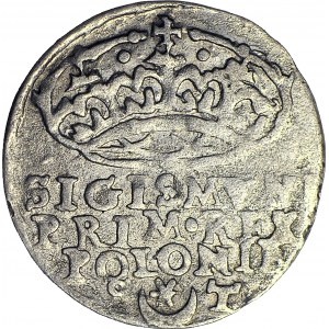 R-, Zygmunt I Stary, Grosz 1547 Kraków, leżąca 7 w dacie, rzadki