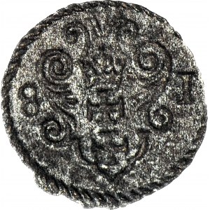 R-, Stefan Batory, Denar Gdańsk 1581