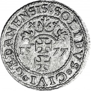RR-, Stefan Batory, SZELĄG oblężniczy 1577, Goebel, Gdańsk, R3, menniczy