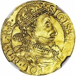 R-, Zygmunt III Waza 1587-1632, Dukat 1610, Gdańsk, rzadki