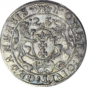 Zygmunt III Waza, Ort 1625, Gdańsk, RP, piękny