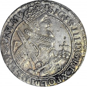 Zygmunt III Waza, Ort 1621, Bydgoszcz PRV:M+, PRZEBITKA PRS na PRV