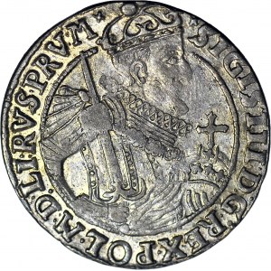 Zygmunt III Waza, Ort 1623, Bydgoszcz, PRVM+, rzadszy typ korony, piękny