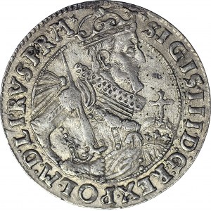 Zygmunt III Waza, Ort 1624, Bydgoszcz PR:M+, piękny