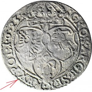 RRR-, Zygmunt III Waza, Szóstak 1623, Kraków, b. rzadki błąd REX zamiast REG, UNIKAT?