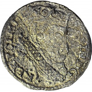 R-, Zygmunt III Waza, Trojak 1601, falsyfikat z epoki, rzadki