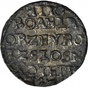 R-, Zygmunt III Waza, Trojak falsyfikat z epoki, NAPISOWY na rewersie, rzadki