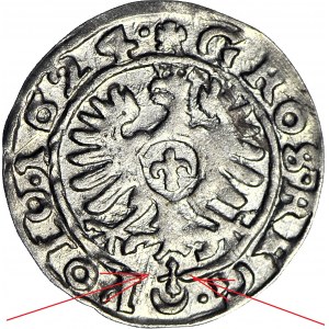 RRR-, Zygmunt III Waza, Grosz 1624, Bydgoszcz, brak gwiazdek w herbie Sas, nienotowany