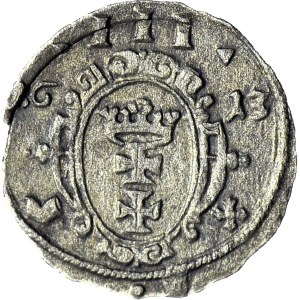 R-, Zygmunt III, Ternar 1613, Gdańsk, Tarcza OWALNA, R4