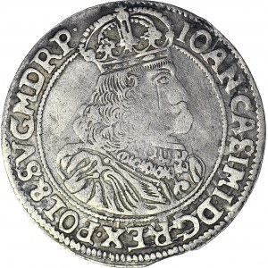 R-, Jan Kazimierz, Ort 1659, Poznań, kropki w dacie 16.5.9.