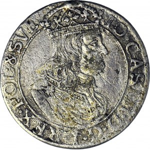 Jan II Kazimierz, Szóstak 1660 TLB, Kraków, IO.CASIM