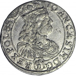 Jan II Kazimierz, Szóstak 1667 Bydgoszcz, ładny