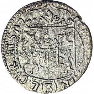 RR-, Kurlandia, Fryderyk Kettler, Półtorak 1687 z tytulaturą Sobieskiego, Mitawa, R6