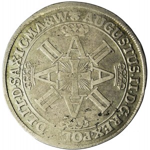 R-, August II Mocny, Talar 1702, Lipsk, Order Dannebroga