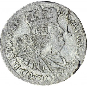 R-, August III Sas, Szóstak 1763, Gdańsk, R2