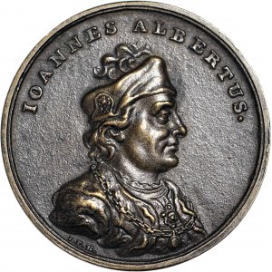 Medal Suity Królewskiej autorstwa Holzhaeussera, Jan Olbracht, odlew w brązie z huty Białogon