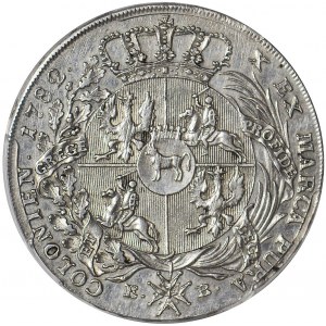 RR-, Stanisław A. Poniatowski, Talar 1782, bardzo rzadki