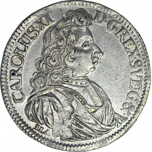 R-, Pomorze, Karol XI, 2/3 talara (Gulden) 1689, ILA, Szczecin, PIĘKNY