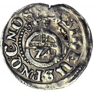 R-, Pomorze, Księstwo Wołogoskie, Filip Juliusz, Grosz 1609, Nowopole, rzadki pierwszy rocznik