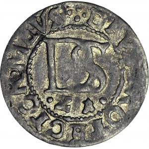 R-, Pomorze, Biskupstwo Kamieńskie, Ulryk, Podwójny Szeląg 1621, Darłowo