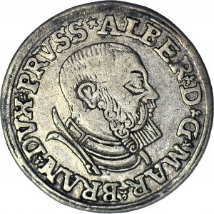 Duchy of Prussia, Albrecht Hohenzollern, Trojak 1535, Königsberg