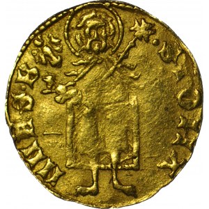 Śląsk, Wacław I Legnicki (1342-1364), Goldgulden (floren) bez daty, ex. Karolkiewicz