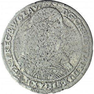 RRR-, Śląsk, Chrystian Wołowsko-Oławski, 15 krajcarów 1659, Brzeg, najrzadszy rocznik, orzeł