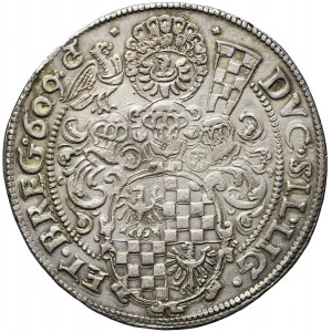R-, Śląsk, Jan Krystian i Jerzy Rudolf, Talar 1609, Złoty Stok