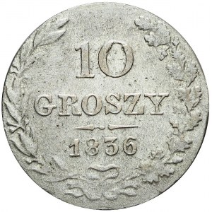 Królestwo Polskie, 10 groszy 1836, bardzo ładne